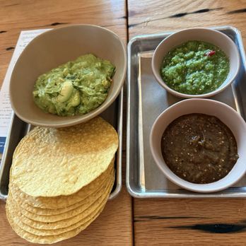 bartaco - Chips with Guacamole, Salsa Verde and Salsa Roja - Tacos Near Me - Washington, DC, District of Columbia
