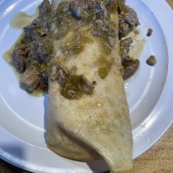 Railway - Breakfast burrito with green chili sauce!!! Taste, bud explosion