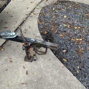 E & B Welding - Before: New hitch mount added to a trailer - Metal Fabricators Near Me - Chambersburg, Pennsylvania