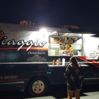 Piaggio Gaucho On Wheels - The Truck At Night (07/28/18). #EatSeeHear #GriffithPark #TheAutry #FoodTruck #ArgentineanFood - Argentine Near Me