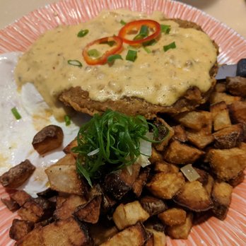 My Cafe - Country fried steak with potatoes - Breakfast & Brunch Near Me - Kapolei, Hawaii