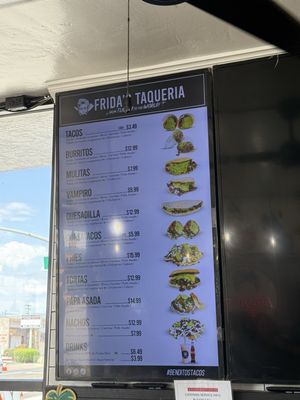 Menu photo 5 Frida's Taqueria Escondido, CA