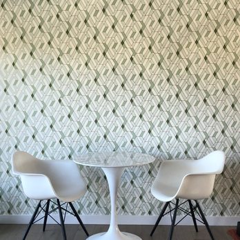 Detail Wallpaper Installation - Breakfast area - Wallpapering Near Me