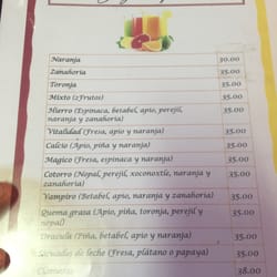 La Casa del Menudo - Jugos riquísimos!