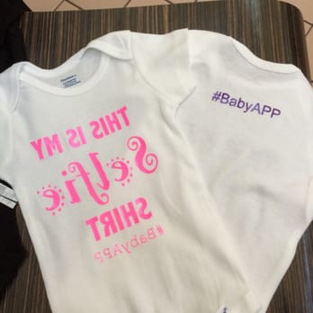 Customized Apparel - How cute are these? Made custom onesies for my baby cousin that is on the way!! :) - Screen Printing/T-Shirt Printing Near Me