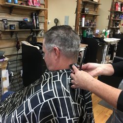 Natalie Hair Designs - Natalie doing a clipper men's haircut , one of her specialties