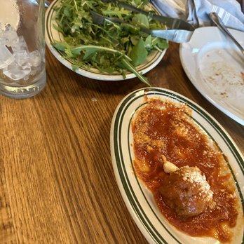 Delucca Gaucho Pizza & Wine Plano - Salad and meatballs - Brazilian Near Me - Plano, Texas