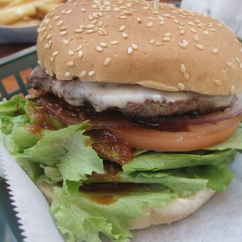 Alice's Restaurant - Bull Taco burger (chipotle sauce & jack cheese) - Diners Near Me - Woodside, California Alice's Restaurant - Bull Taco burger (chipotle sauce & jack cheese) - Diners Near Me - Woodside, California