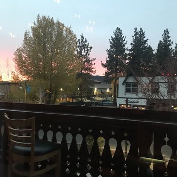 Oakside - Sunset at Oakside Restaurant - Seafood Near Me - Big Bear Lake, California
