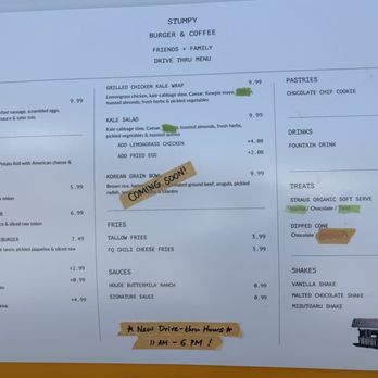 Stumpy Burger & Coffee - Menu Oct 2026 - Burgers Near Me - Los Angeles, California Stumpy Burger & Coffee - Menu Oct 2026 - Burgers Near Me - Los Angeles, California