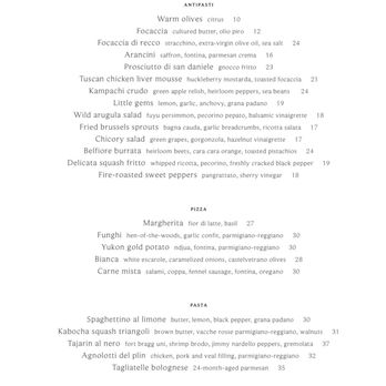 La Connessa - Menu - Cocktail Bars Near Me - San Francisco, California