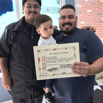 Uptown Barbers - 1st haircut certificate. - Barbers Near Me - Whittier, California Uptown Barbers - 1st haircut certificate. - Barbers Near Me - Whittier, California