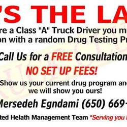 Northern California Drug Testing Clinic - DOT random drug and alcohol enrollment. Nationwide locations