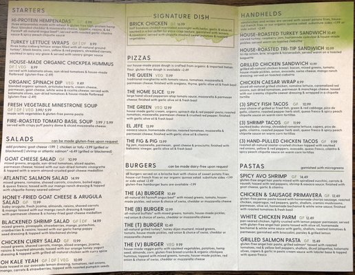 Menu photo 7 bellagreen Dallas, TX