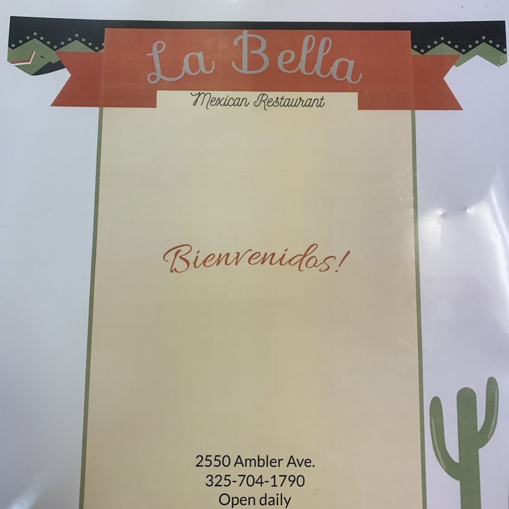 La Bella opened 1-5-24 La Bella opened 1-5-24