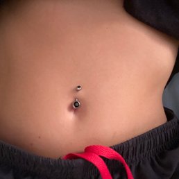 see there skin is just pierced.