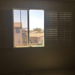 My master bdrm window - One side open