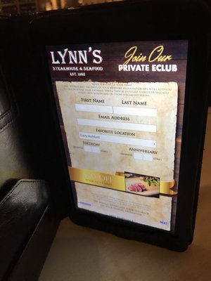 Menu photo 6 Lynn's Steakhouse Houston, TX Menu photo 6 Lynn's Steakhouse Houston, TX