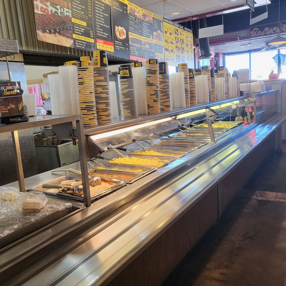 Dickey's Barbecue Pit - Food line - Barbeque Near Me - Plano, Texas