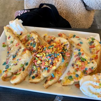 Toast - Fruity pebbles french toast - American Near Me - Sugar Land, Texas