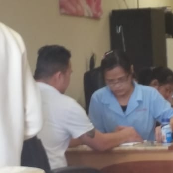 Angel Nail & Spa - Mr. "No Chair For You" getting his manly mani, as he loses customers. - Nail Salons Near Me - Denver, Colorado