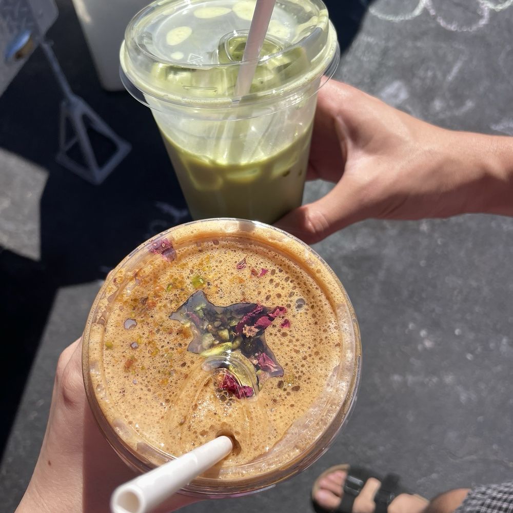 Café Matinal - PISTACHIO ROSE LATTE & MATCHA LATTE - Coffee & Tea Near Me - San Diego, California Café Matinal - PISTACHIO ROSE LATTE & MATCHA LATTE - Coffee & Tea Near Me - San Diego, California