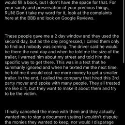 So many of these throughout Reddit and Yelp. Trust these reviews