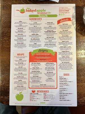 Menu photo 8 The Baked Apple Breakfast Co. Downers Grove, IL Menu photo 8 The Baked Apple Breakfast Co. Downers Grove, IL