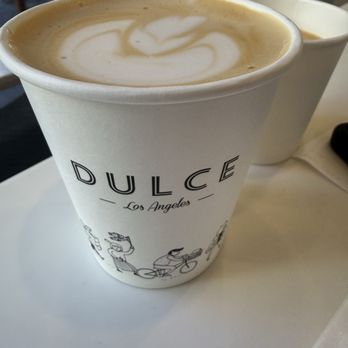 Cafe Dulce - Dulce Latte with oat milk - Coffee & Tea Near Me - Los Angeles, California