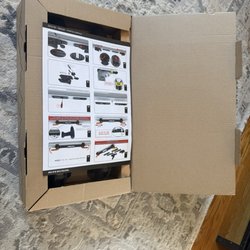 REI - Paper visible immediately upon opening the box