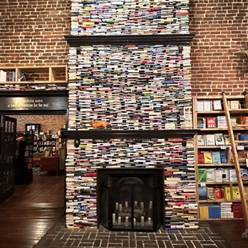 The Painted Porch Bookshop - Fireplace - Bookstores Near Me - Bastrop, Texas