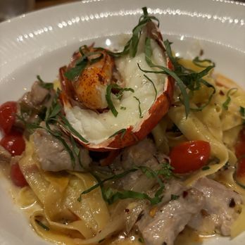 The Beach House - Lobster & Fish pasta - Asian Fusion Near Me - Koloa, Hawaii
