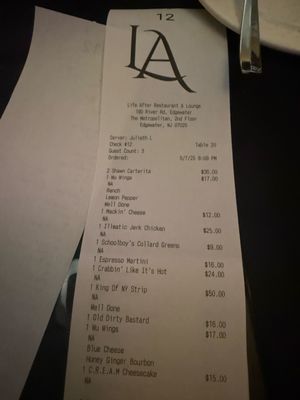 Menu photo 3 Life After Restaurant & Lounge Edgewater, NJ Menu photo 3 Life After Restaurant & Lounge Edgewater, NJ