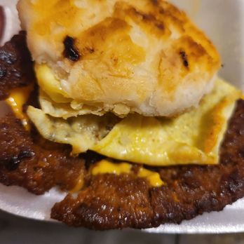 Sunny Side Up - Hot sausage biscuit - Breakfast & Brunch Near Me - Elmwood, Louisiana