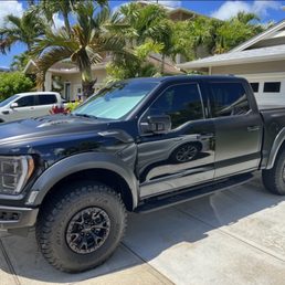 2023 Ford F150 Raptor 37 with newly painted front driver fender and door