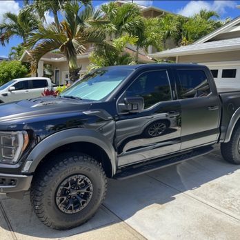 Tony Group Collision Center - 2023 Ford F150 Raptor 37 with newly painted front driver fender and door - Body Shops Near Me - Waipahu, Hawaii Tony Group Collision Center - 2023 Ford F150 Raptor 37 with newly painted front driver fender and door - Body Shops Near Me - Waipahu, Hawaii