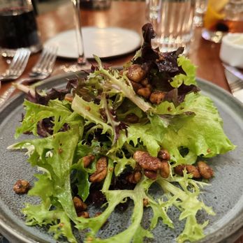 The Hive - a plate of salad and a glass of wine - Southern Near Me - Bentonville, Arkansas The Hive - a plate of salad and a glass of wine - Southern Near Me - Bentonville, Arkansas