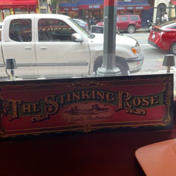 The Stinking Rose - From inside bar looking out Stinky Rose - Italian Near Me - San Francisco, California The Stinking Rose - From inside bar looking out Stinky Rose - Italian Near Me - San Francisco, California