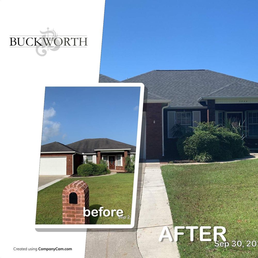 Slide of Buckworth Roofing