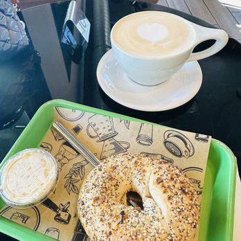 Bean Bar - Tea latte and bagel - Coffee & Tea Near Me - Florence, South Carolina