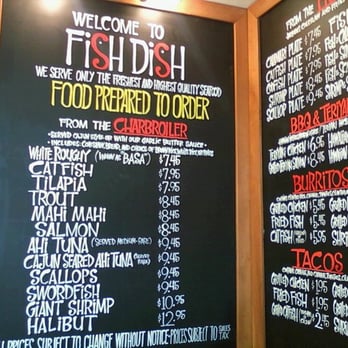 Fish Dish - The new menu - Seafood Near Me - Burbank, California Fish Dish - The new menu - Seafood Near Me - Burbank, California