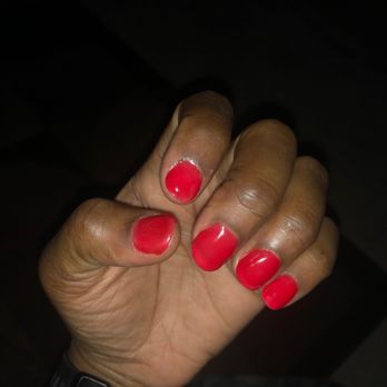 Tint Nails Bar - As you can see it's a little messy around my fingers with the thumb top coat already peeled off... - Nail Salons Near Me - Woodbridge, Virginia Tint Nails Bar - As you can see it's a little messy around my fingers with the thumb top coat already peeled off... - Nail Salons Near Me - Woodbridge, Virginia