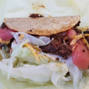 Tops Burgers - Ground beef taco - Burgers Near Me - Pasadena, California