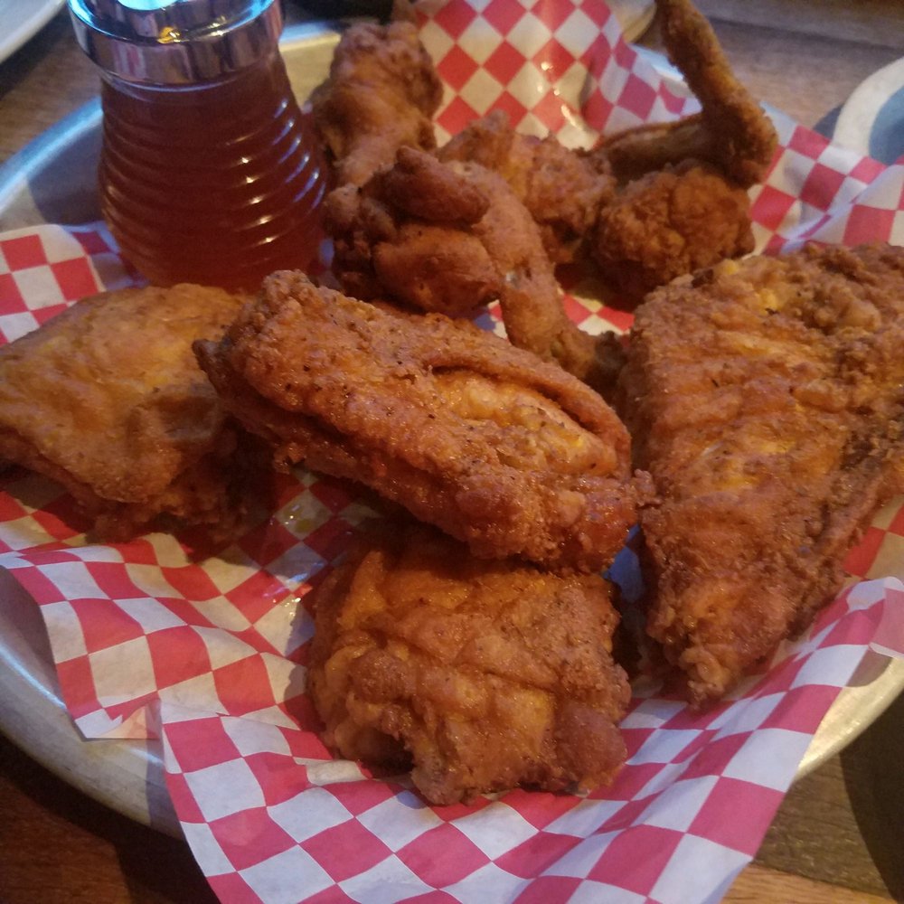 The Eagle OTR - Fried chicken with spicy honey. - American Near Me - Cincinnati, Ohio The Eagle OTR - Fried chicken with spicy honey. - American Near Me - Cincinnati, Ohio