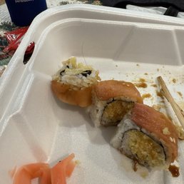 The hair in said Super Crunch Roll. The hair in said Super Crunch Roll.