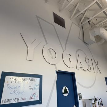 YogaSix - Mine and my friend's first time and they had our name up on their board! - Yoga Near Me - Carlsbad, California YogaSix - Mine and my friend's first time and they had our name up on their board! - Yoga Near Me - Carlsbad, California
