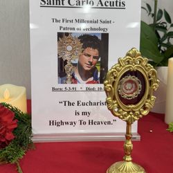 Holy Spirit Catholic Church - Relic and museum exhibition of St. Carlo Acutis and the Eucharistic miracles