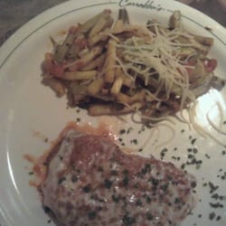Carrabba's Italian Grill - Chicken parmesan with grilled squash