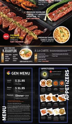 Menu photo 3 Gen Korean BBQ House San Jose, CA