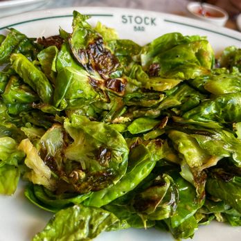Stock TC - BRUSSELS SPROUTS $15
Brussels sprout leaves, butter,
parsley, extra virgin olive oil, garlic - International Grocery Near Me - Toronto, Ontario Stock TC - BRUSSELS SPROUTS $15
Brussels sprout leaves, butter,
parsley, extra virgin olive oil, garlic - International Grocery Near Me - Toronto, Ontario